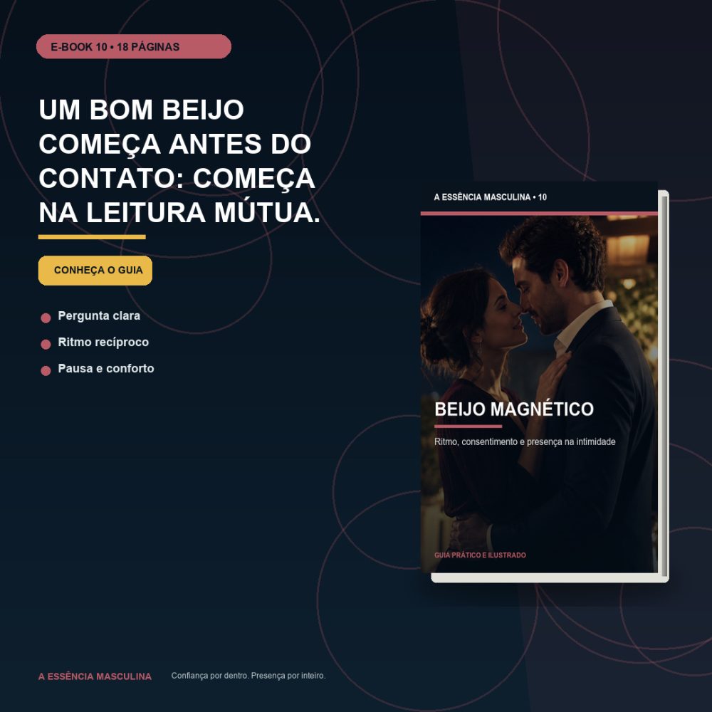 Capa de Beijo Magnético – Ritmo, consentimento e presença na intimidade