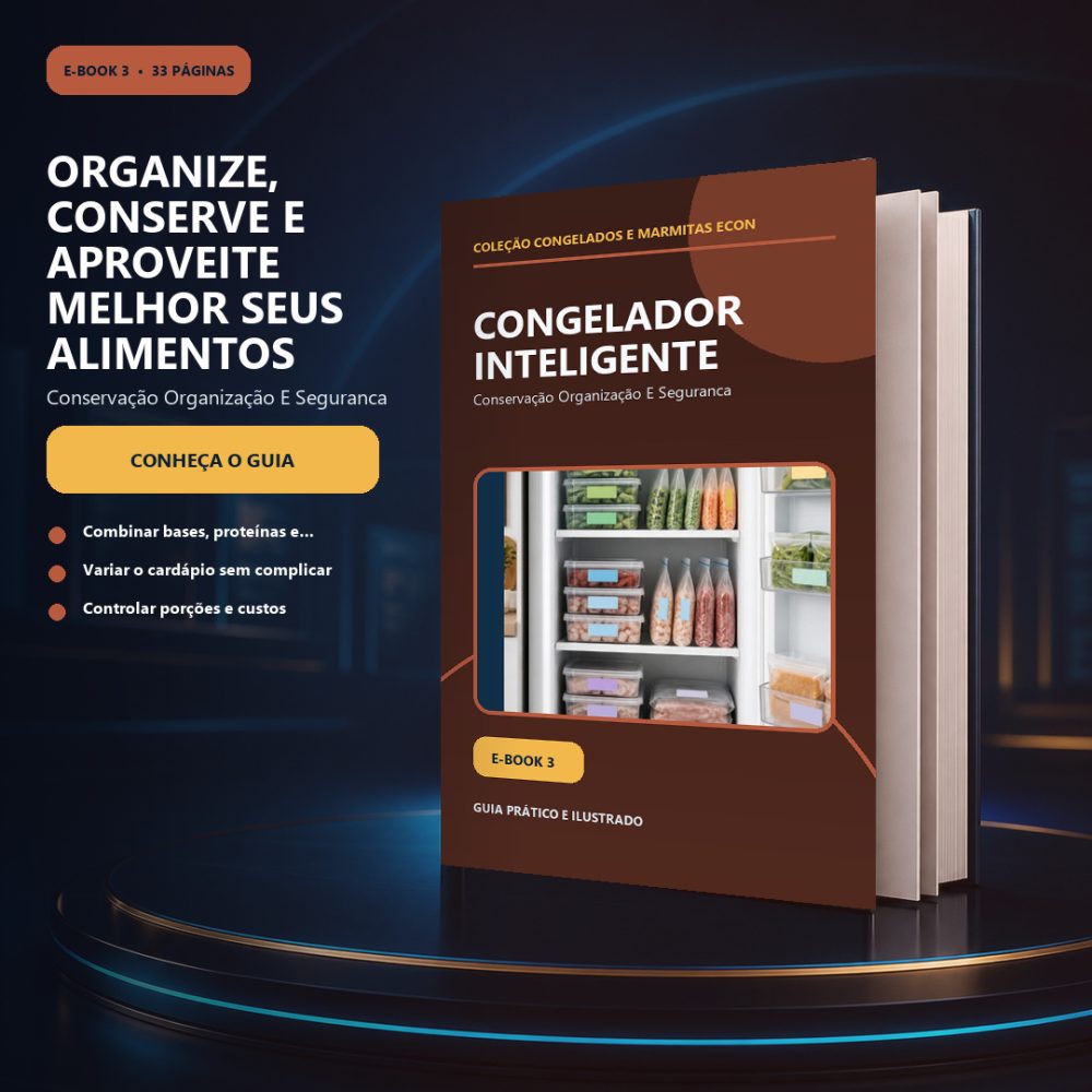 Capa de CONGELADOR INTELIGENTE – CONSERVACAO ORGANIZACAO E SEGURANCA