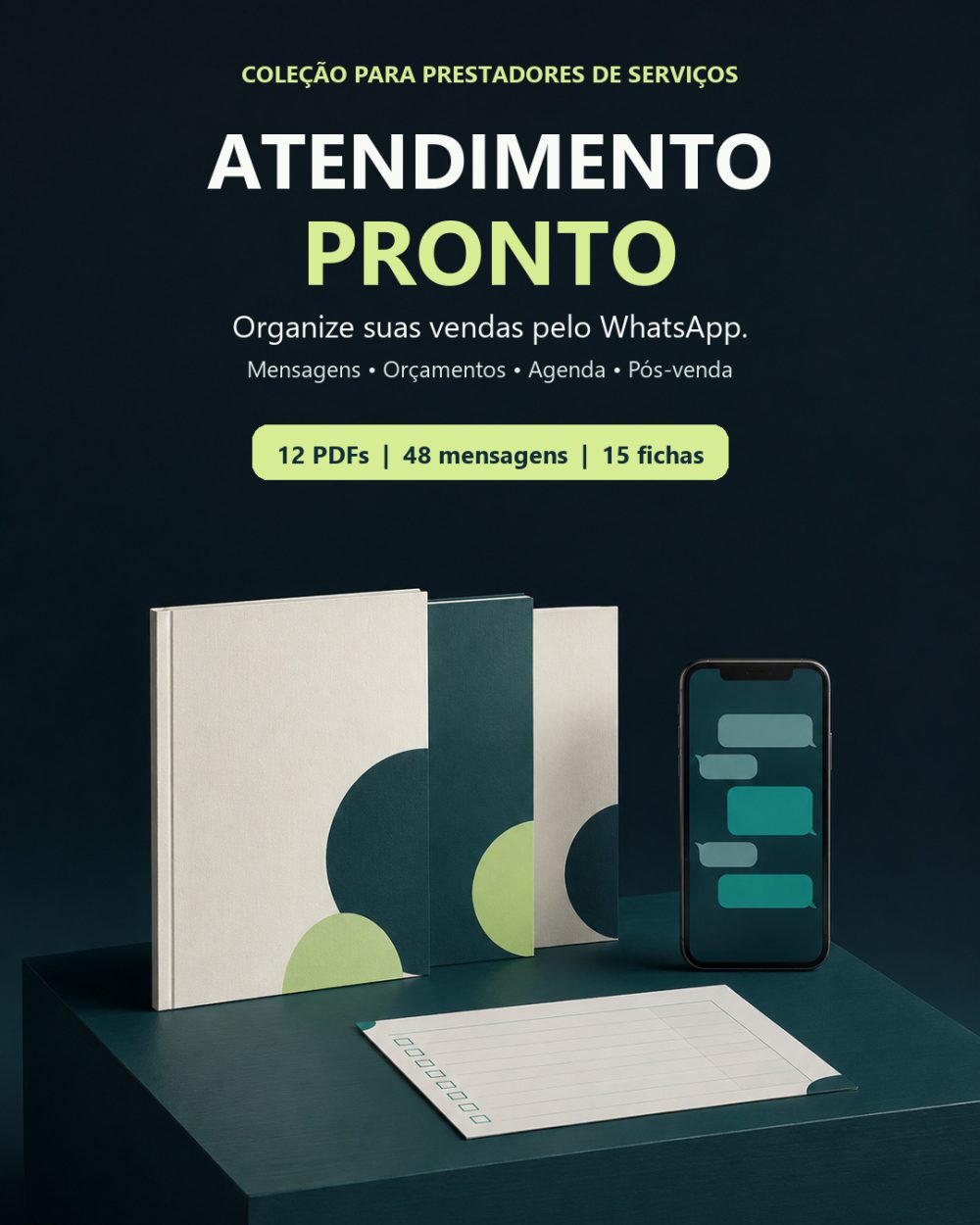 Capa de ATENDIMENTO PRONTO WHATSAPP