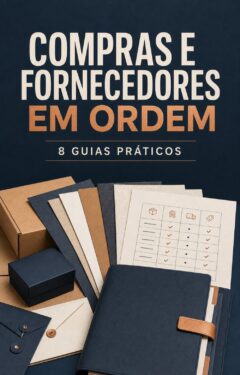 Capa de COMPRAS E FORNECEDORES EM ORDEM