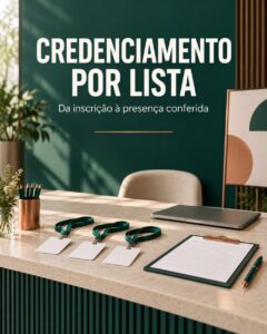 Capa de CREDENCIAMENTO POR LISTA