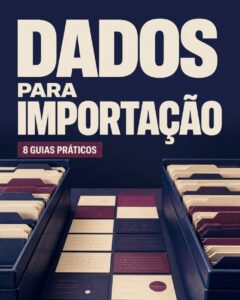 Capa de DADOS PARA IMPORTAÇÃO