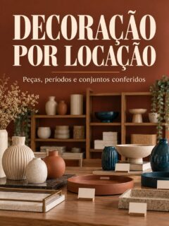Capa de DECORAÇÃO POR LOCAÇÃO