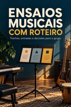 Capa de ENSAIOS MUSICAIS COM ROTEIRO