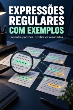 Capa de EXPRESSÕES REGULARES COM EXEMPLOS