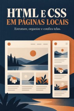 Capa de HTML E CSS EM PÁGINAS LOCAIS