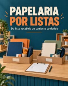 Capa de PAPELARIA POR LISTAS