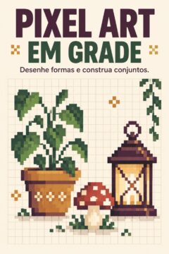 Capa de PIXEL ART EM GRADE