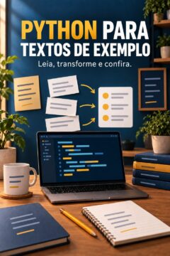 Capa de PYTHON PARA TEXTOS DE EXEMPLO